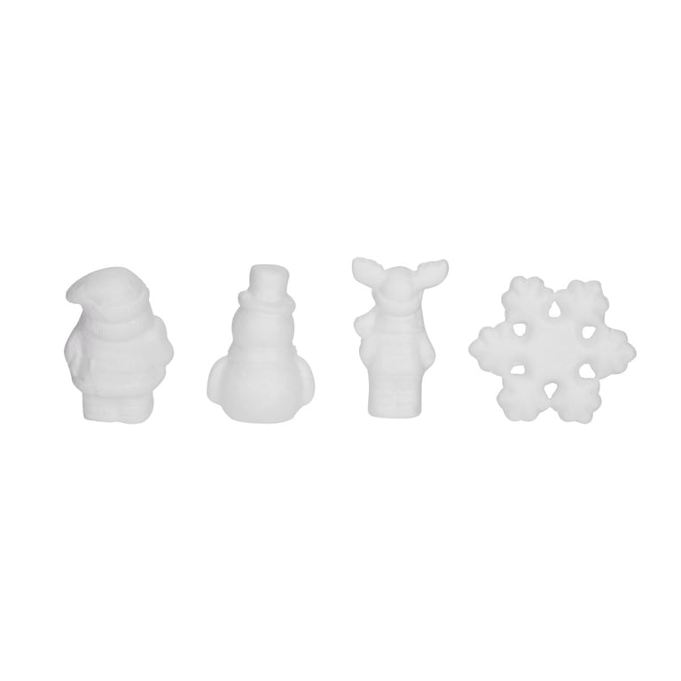 SEWACC 5 Pièces Cercles De Bricolage Noël En Mousse - Couronnes Polystyrène Pour Décorations Festives