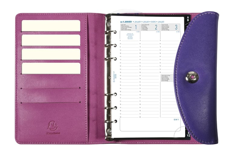 Exatime Organizer Nachfüllpack - 16 Monate Kalender Für Planer 2023-2024