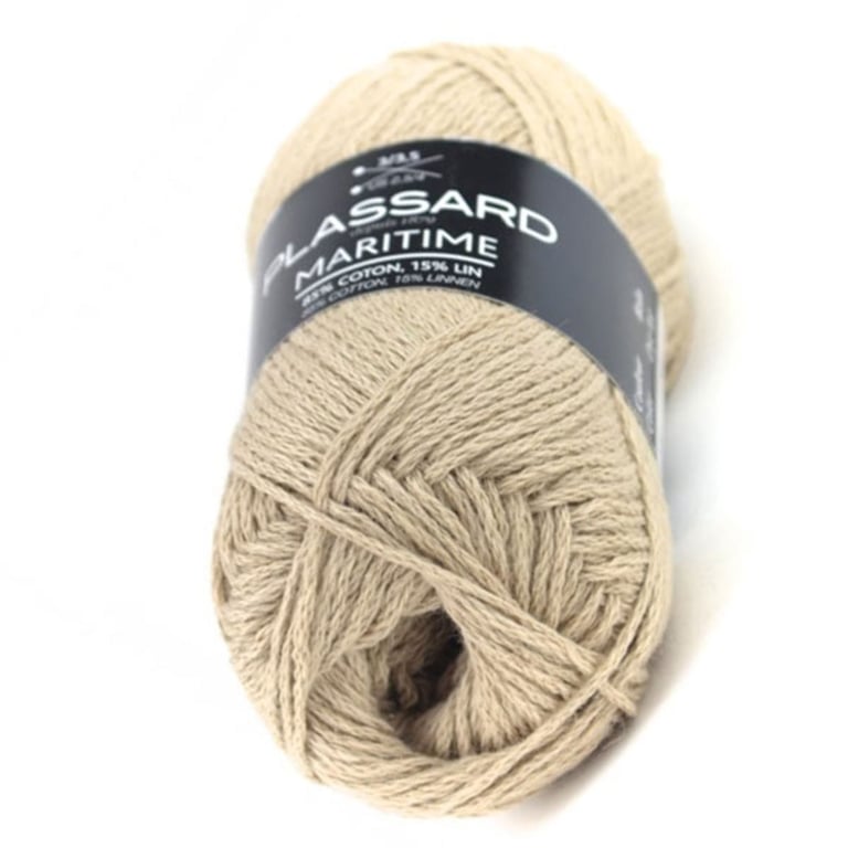 Laine à Tricoter Plassard Gagnante - Coloris Beige (Référence 908) - Fabriqué En France