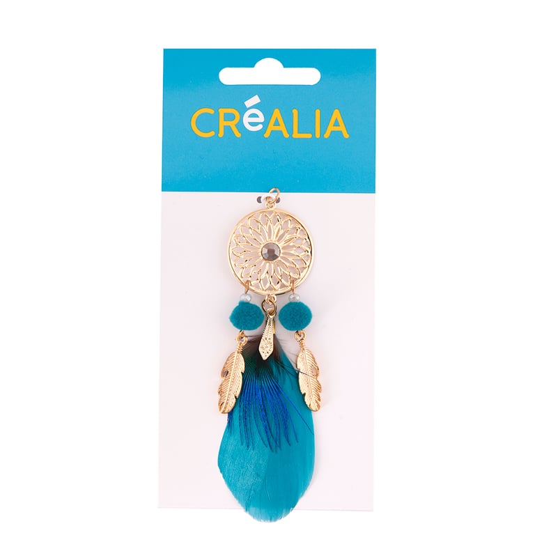 Maryboutik Bracelet Attrape-Rêves En Corde Avec Perles Bleu Clair - Réglable, Protège Vos Nuits