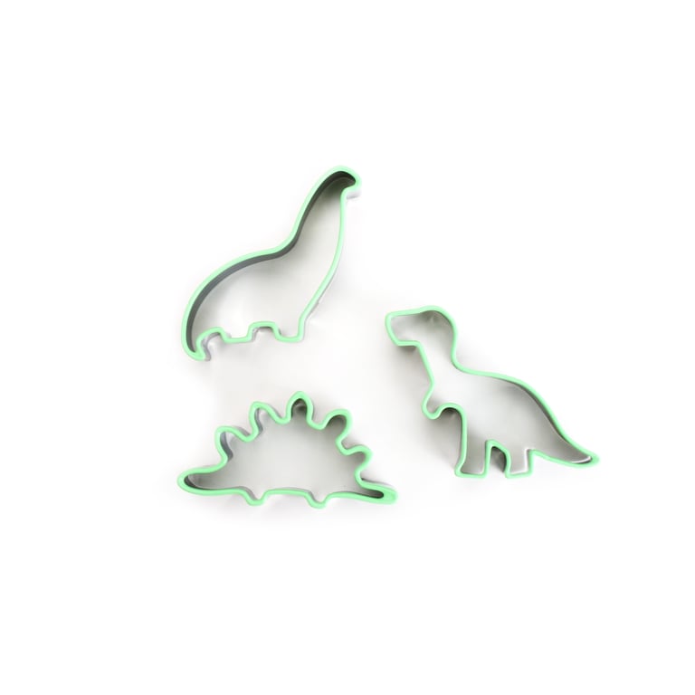 6 Pcs Emporte Pièce Dinosaure Pour Enfants,Moule Biscuits Dinosaure,Moule à biscuits en plastique de Dinosaure 3D,Emporte Pièces,Moule à Biscuits,pour Décoration de Fondant Biscuit Cookie Dinosaure 