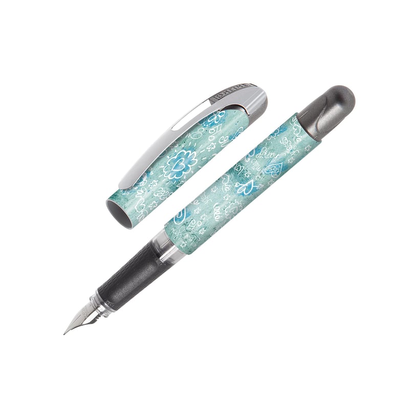 Stylos à Bille Design Cœur - Lot De 10, Encre Bleue, Pointe Moyenne, Parfait Saint-Valentin