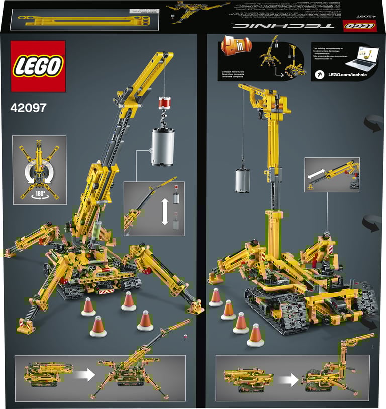 La grue araignée - LEGO® Technic - 42097 | Cultura