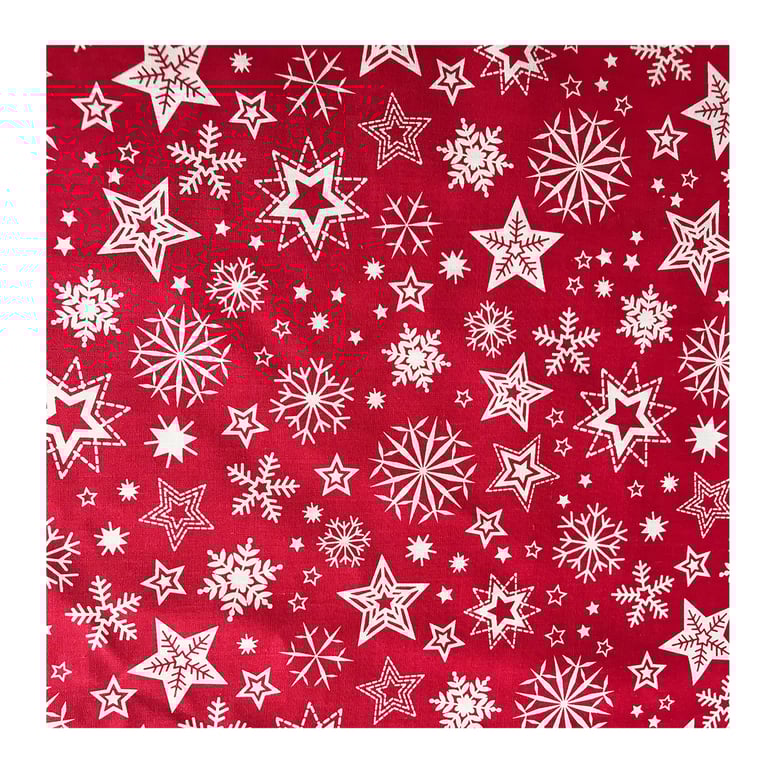 Coupon de tissu 100 coton 50x70 cm étoile Cultura Collection