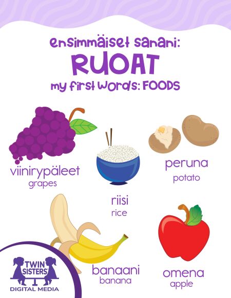 Ensimmäiset Sanani: Ruoat / My First Words Food | Cultura