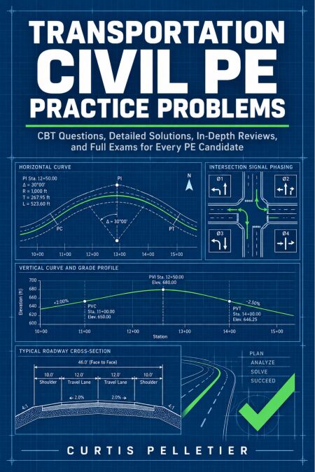Transportation Civil PE Practice Problems - CBT Questions, Detailed ...