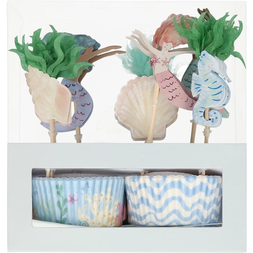 Kit Cupcakes Sirènes