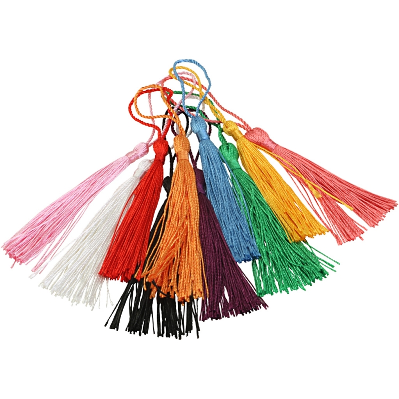 50 Glands En Cuir Colorés Pour DIY - Porte-clés, Sacs, Décorations à Personnaliser - 4