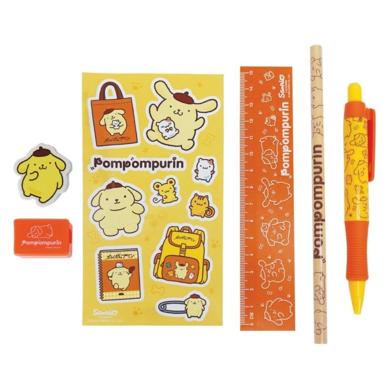 Sanrio - Set d'écriture 6 pièces Pompompurin - Blue Sky Studios | Cultura