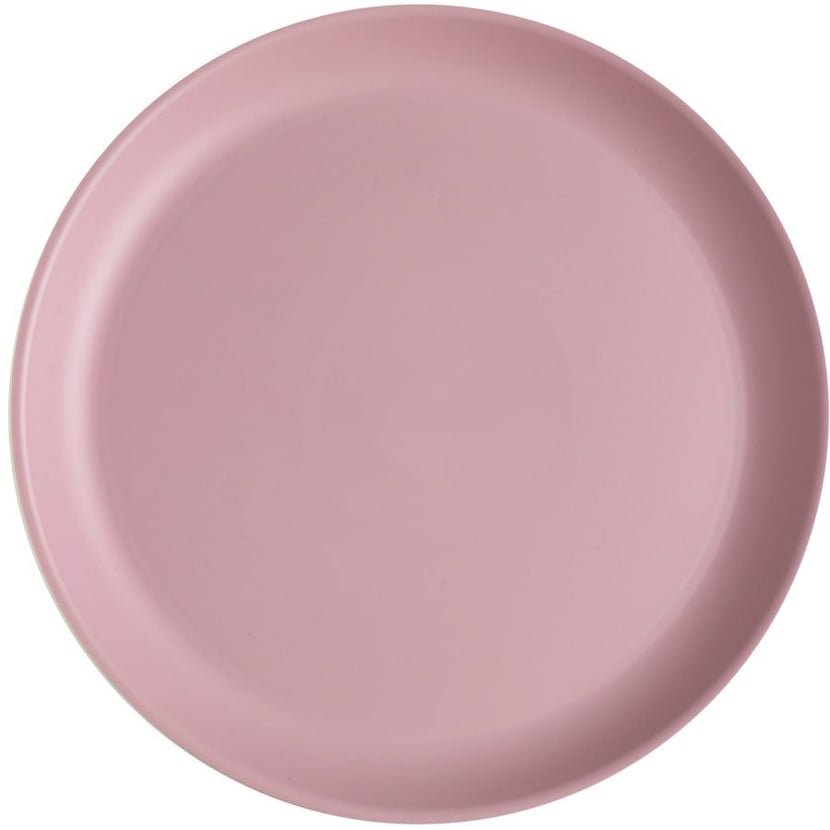 6 Grandes Assiettes Minéral Rose