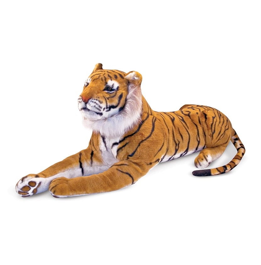 Peluche geante Tigre Peluche et Doudou Jeux d eveil Cultura