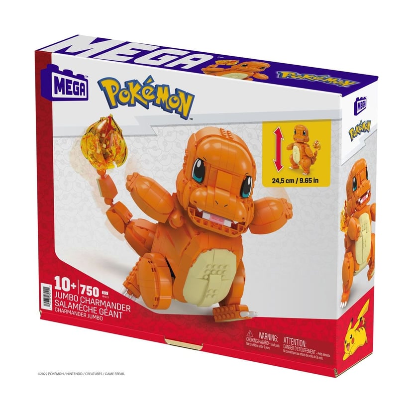 Pokémon - Mega Construx Salamèche 24,5 cm