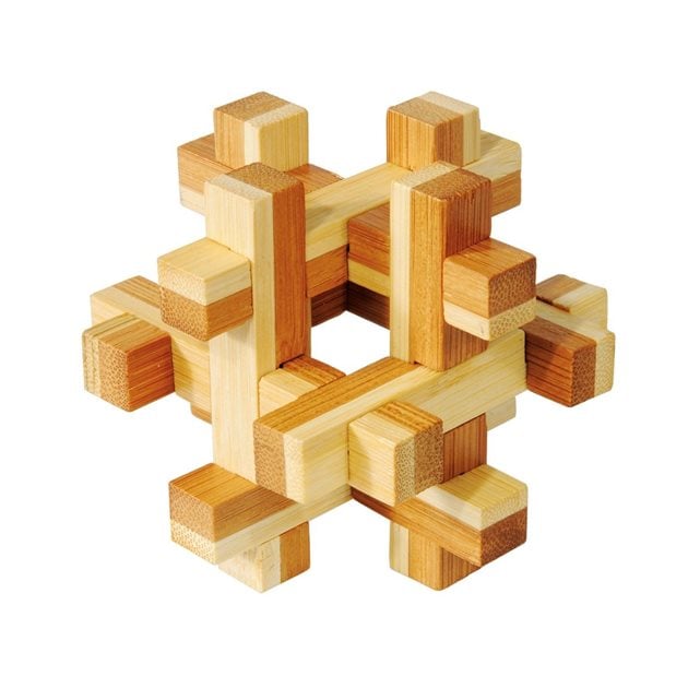 Coffret de 12 casse-têtes en bambou – Univers jeux en bois