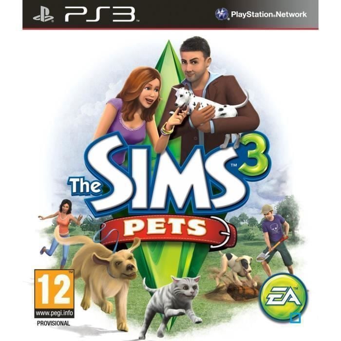 Jeu - ELECTRONIC ARTS - Les Sims 3 : Animaux & Cie - PS3 - Blu-Ray - FR ...