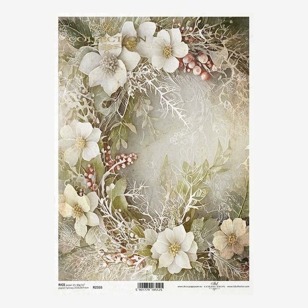 Papier De Riz ITD Collection Summer Meadow - 29,7x21cm | Pour Découpage Et Créations