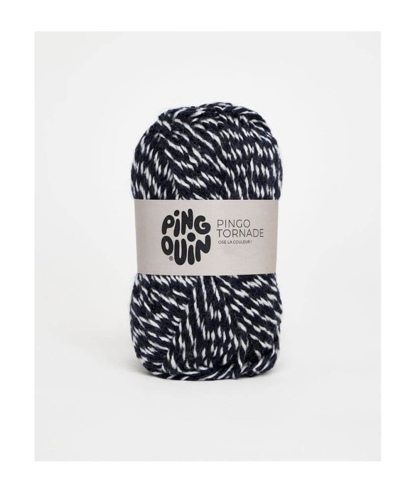 Pelote De Fil à Tricoter Coton Caline 50g - Noir