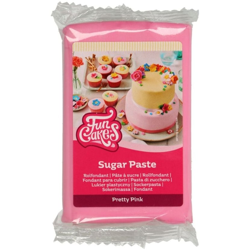 FunCakes Pâte à Sucre Rose Vif - 250g