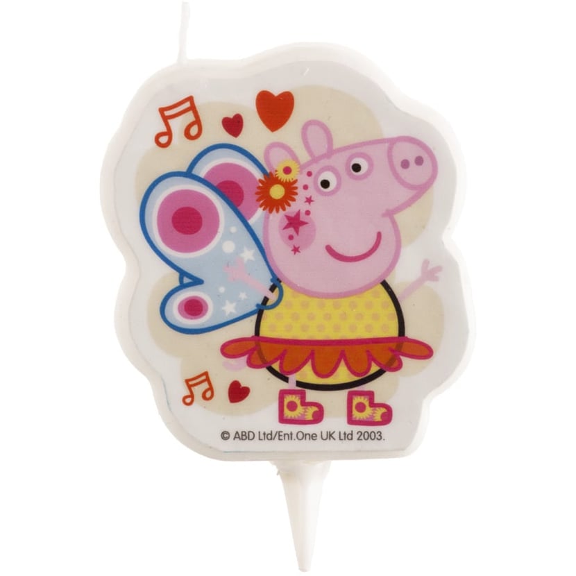 1 Bougie Silhouette Peppa Pig