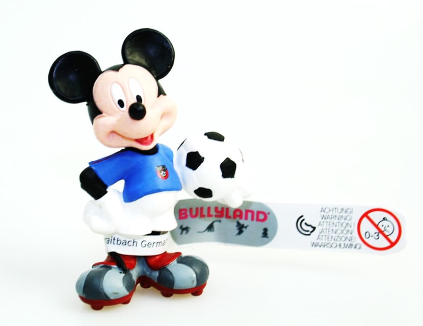 Figurine Mickey footballeur italien