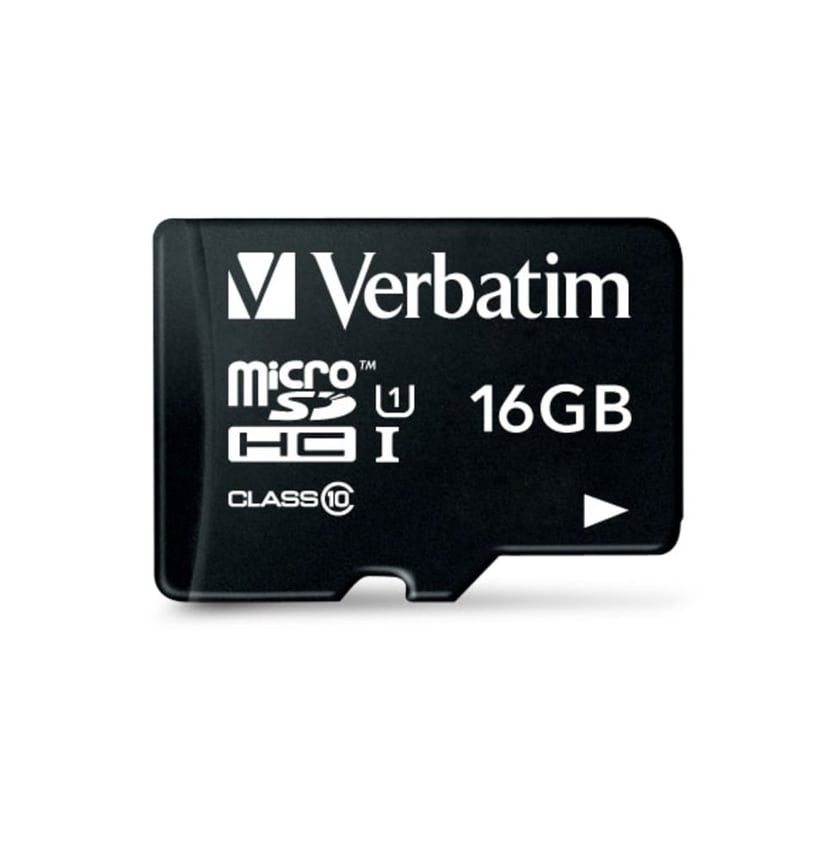 Carte micro SDHC 16 GO VERBATIM classe 10