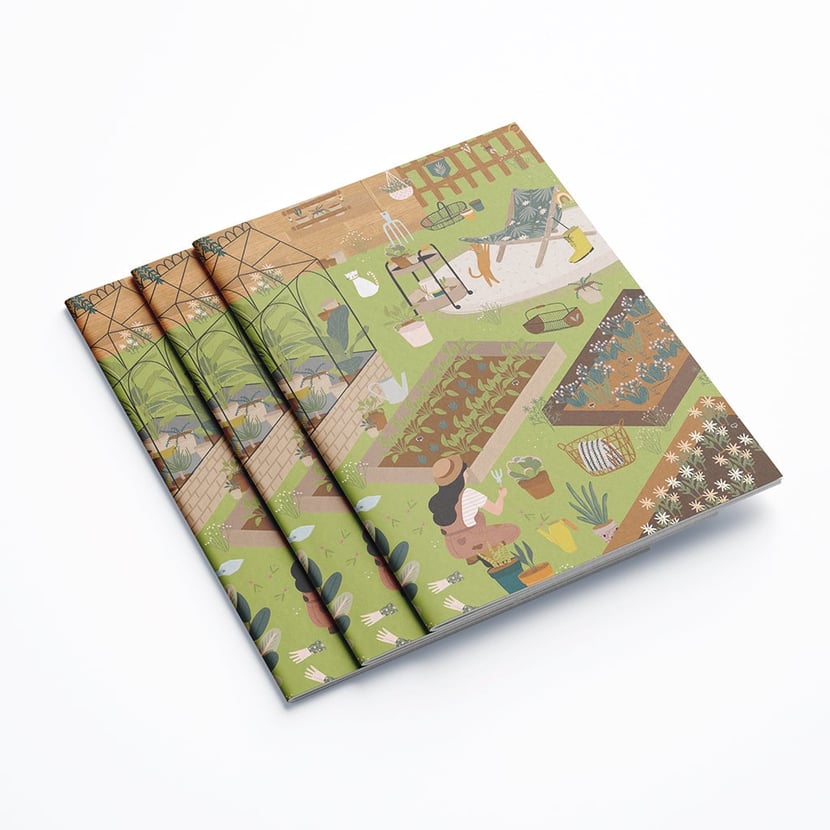 Carnet A5 - Jardin Secret - Maison Joliette- Carnet de notes - Carnets ...