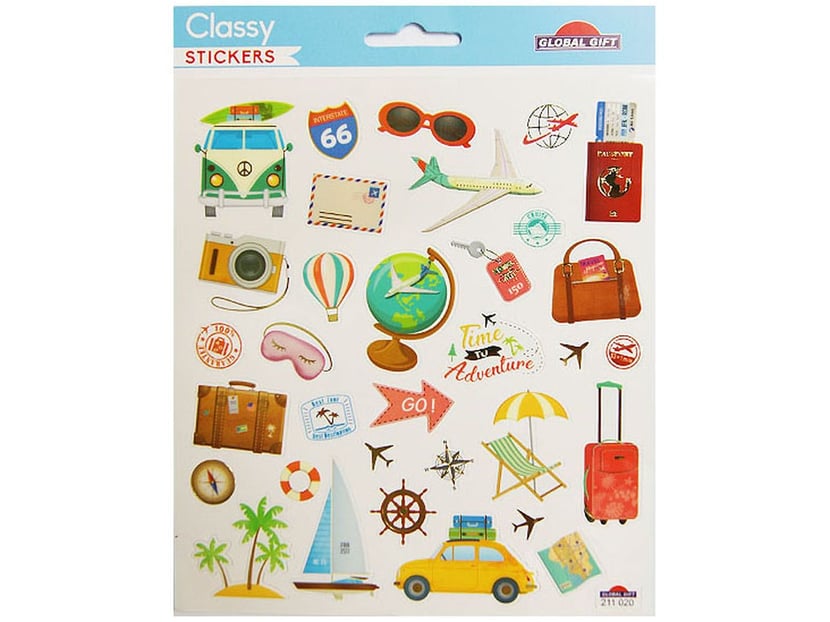 Sticker autocollant de voyage, aventure personnalisé - Éco-responsable et  français – StickerGreen