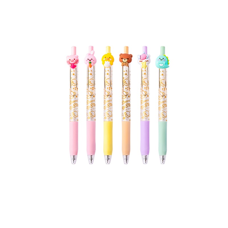 32 Stylos 4 Couleurs Kawaii Rétractables 0,7 Mm – Licornes, Animaux, Fruits – Lot Fun Pour Enfants, École, Anniversaire, Cadeaux
