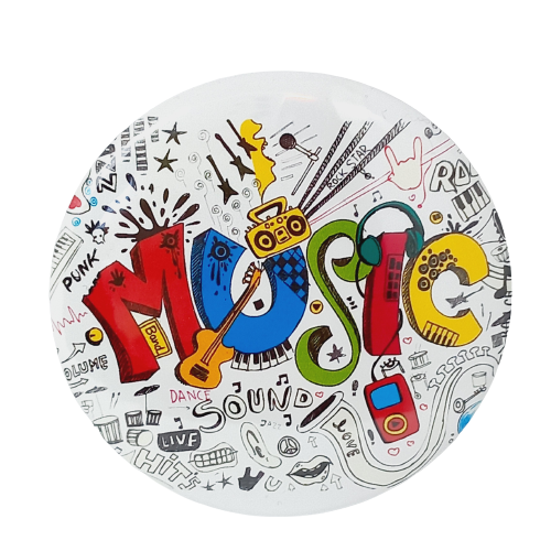 Badge Music pour cartable