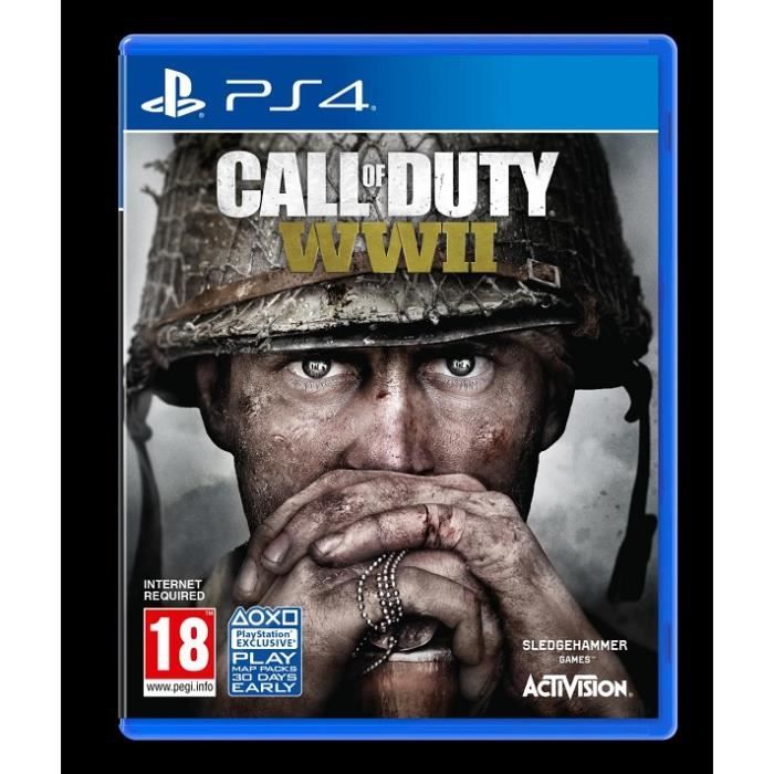 Jeu - Call of Duty - WWII - PS4 - Activision - Jeu d'action - FPS ...