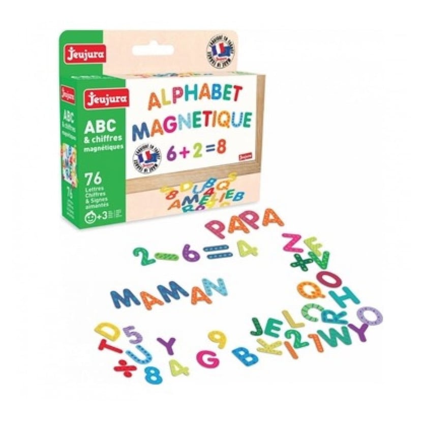 Arma Ram© - Lettres Et Chiffres Magnétiques En Majuscules ABC Pour Enfants - Symboles Mathématiques De A à Z - Meilleur Jouet éducatif Pour