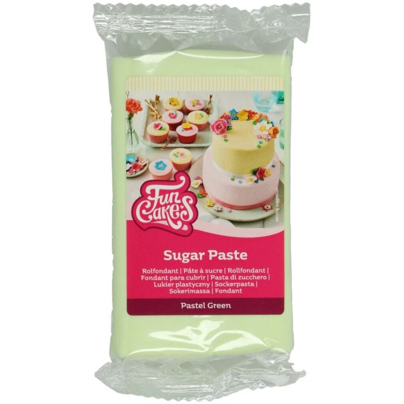 FunCakes Pâte à Sucre Vert Pastel - 250g