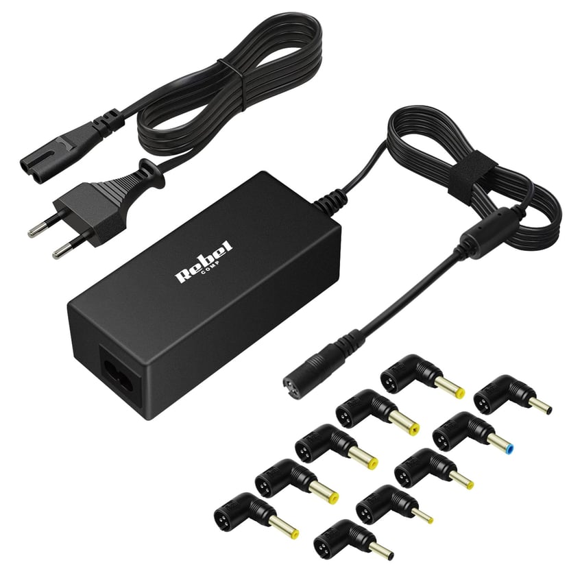 Chargeur Universel Onn 65W Pour Ordinateur Portable - 10 Embouts + Câble 10 Pieds (sans Boîte)