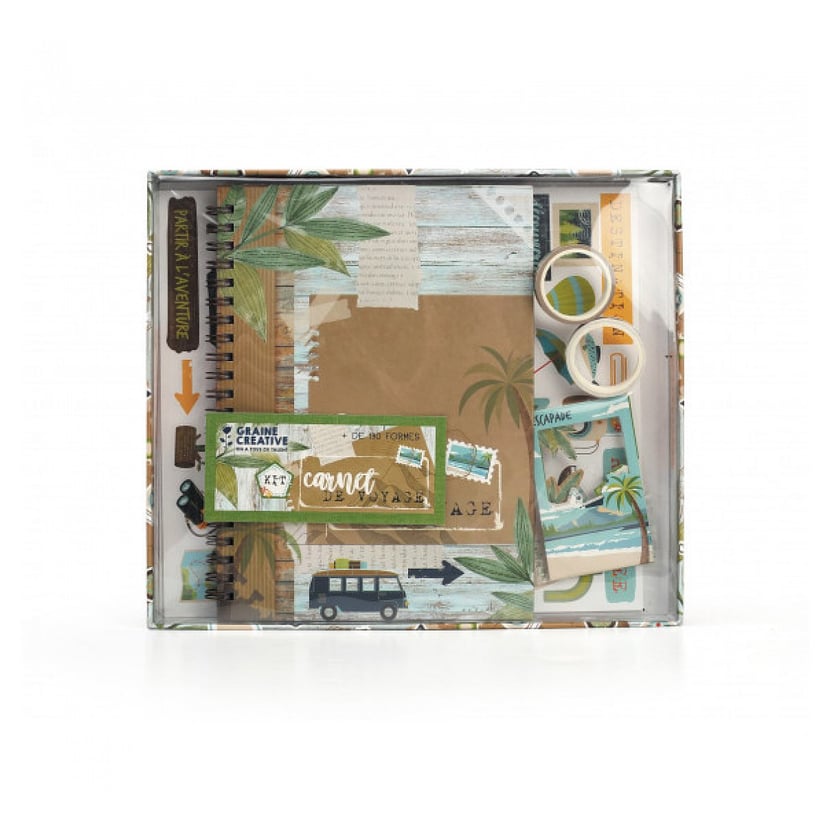 kit carnet de voyage - Découpage - Pliage - Collage