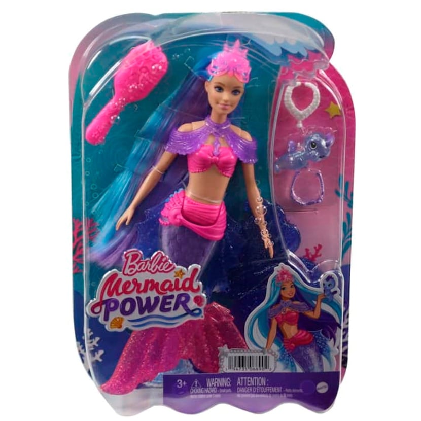 Barbie Poupee sirene Mermaid Power Poupee et poupon Jeux d imagination Cultura