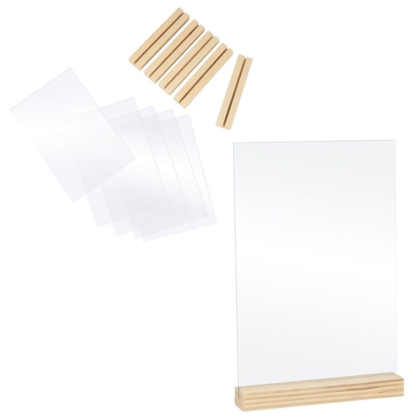 10 Plaques Plexiglas Transparent 1mm - 25x20 Cm, Feuilles Acryliques Pour Bricolage, Cadre Photo, Découpe