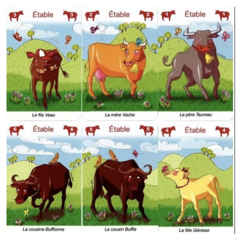Jeu Des 7 Familles Animaux De La Ferme Piatnik Cultura