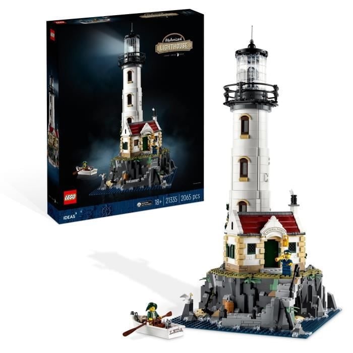 Lego 21335 Ideas Le Phare Motorise Maquette A Construire Idee Cadeau Jeux de construction Cultura