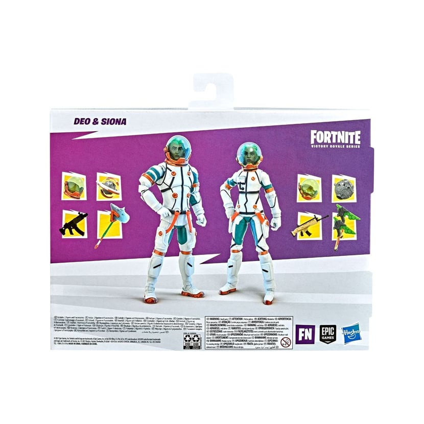 New - Hasbro Fortnite Victory Royale Series Deo and Siona Battle Royale Pack