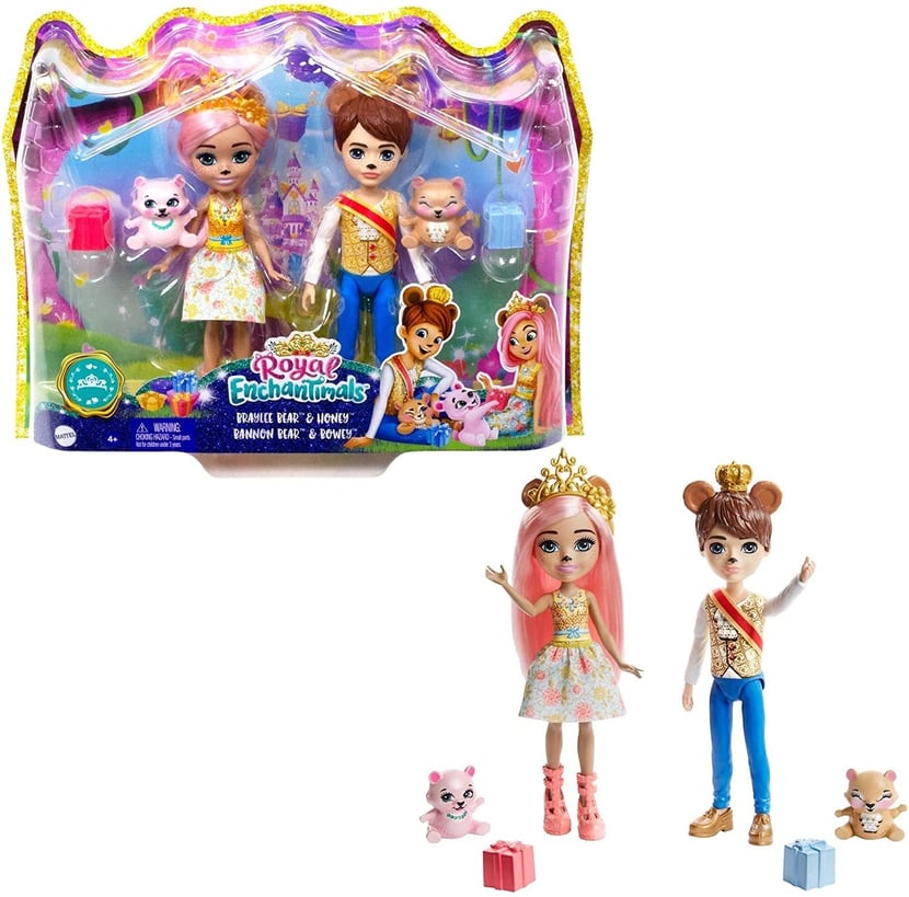 Coffret Bonita Et Bannon Ours Mini poupee Enchantimals Mattel Poupee et poupon Jeux d imagination Cultura