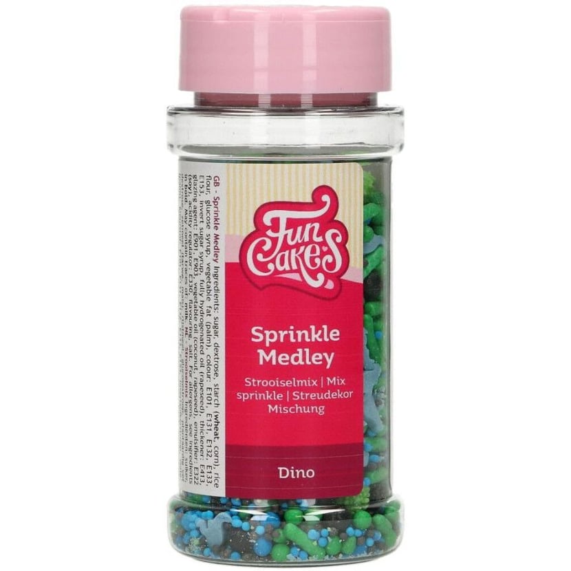 FunCakes Medley Paillettes - Dino - 65g