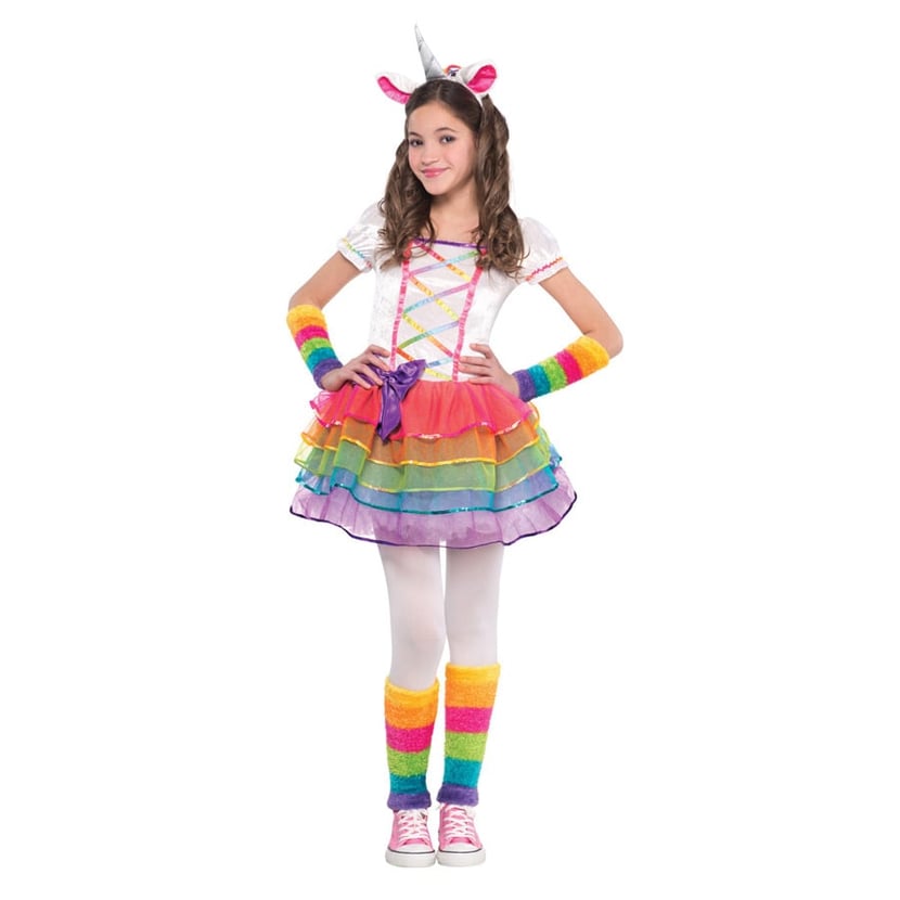 Déguisement Miss Licorne Rainbow Taille 4-6 ans