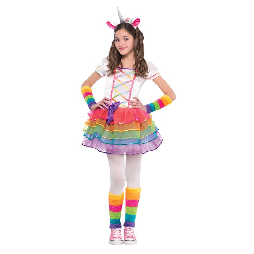 Déguisement Miss Licorne Rainbow Taille 4-6 ans