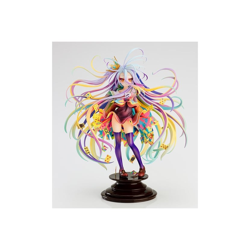 Zhongkaihua No Game No Life Anime Figur Shiro Actionfiguren Statue Modell Bunte Haare Stehend Ver 20CM PVC Figur Statue Modell Ornament Collection