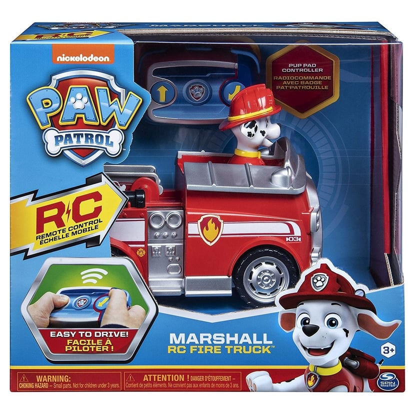 Marshall RC Fire Truck Mini vehicules et circuits Jeux d imagination Cultura