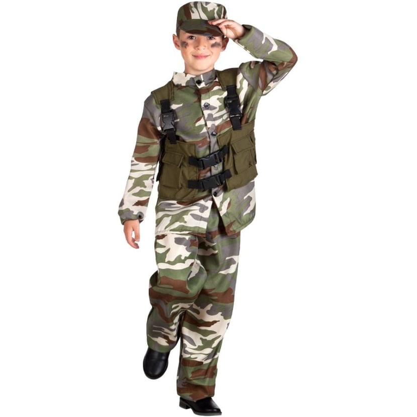 Déguisement Militaire Camouflage Enfant