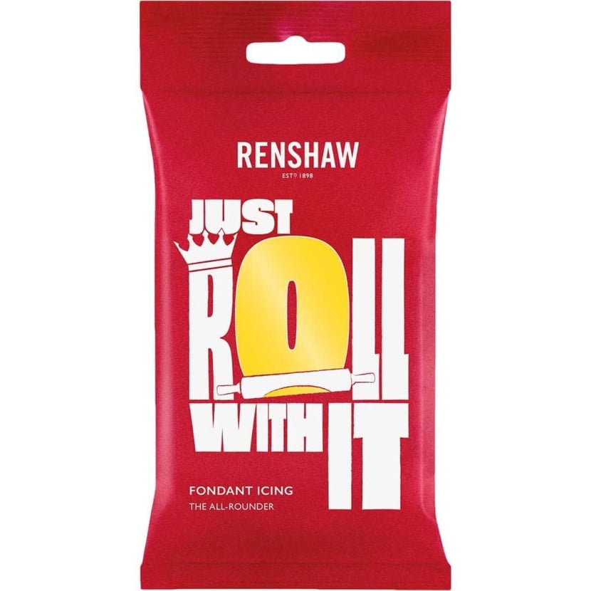 Pâte à sucre Jaune vif 250g Renshaw