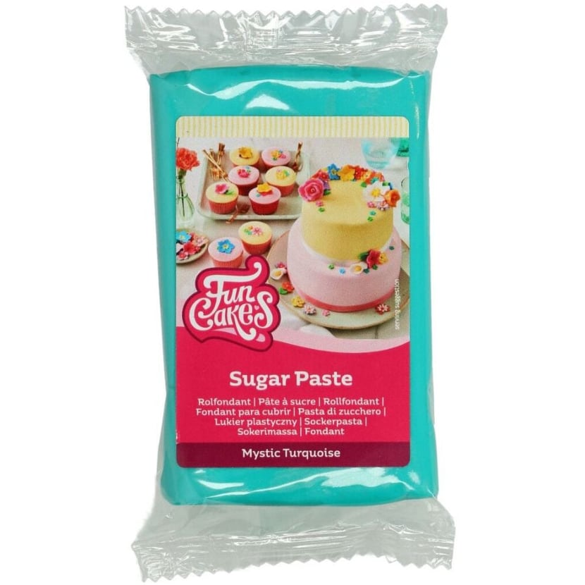 FunCakes Pâte à Sucre Turquoise - 250g
