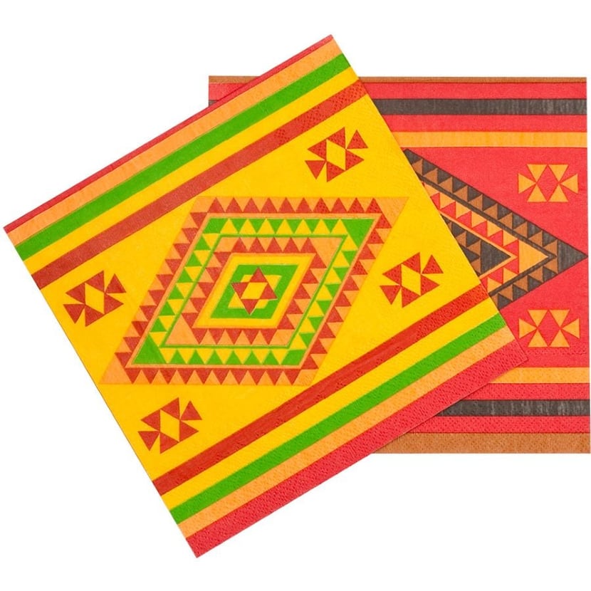20 Serviettes Fiesta Mexico