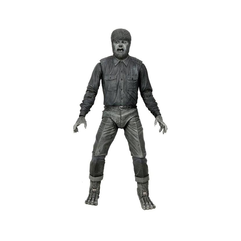 Universal Monsters - Figurine Ultimate The Wolf Man (Black & White) 18 cm
