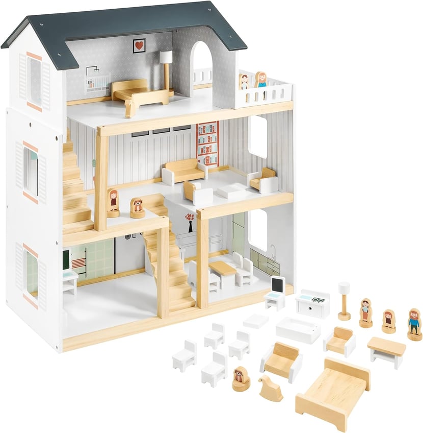 Maison en bois jouet hotsell
